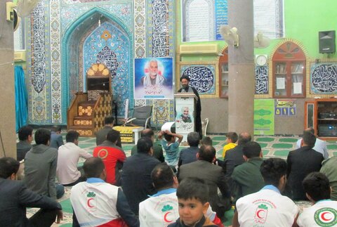 بزرگداشت شهدای حادثه تروریستی کرمان در بندر دیّر به روایت تصویر