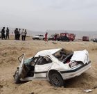 نجات ۶ مصدوم محبوس شده در سانحه واژگونی خودرو در بندردیر