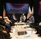 حضور رایزن ارشد امور اقتصادی سفارت بلاروس و نمایندگان اتاق بازرگانی و صنایع بلاروس در غرفه پتروشیمی جم