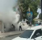 آتشسوزی موتور در نزدیکی شهرداری دیر به دلیل گرمای ۵۰ درجه و تش باد+فیلم آتشسوزی موتور در نزدیکی شهرداری دیر به دلیل گرمای ۵۰ درجه و تش باد+فیلم