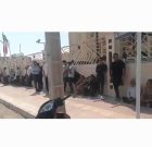 تجمع آرام لنجداران دیری در اعتراض به قانون جدید ته‌لنجی