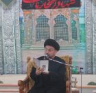 قرائت زیارت حضرت عباس (ع) صبح روز تاسوعا در کنار شهدای گمنام بردستان+تصاویر