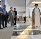 گرامیداشت هفته دولت در دیر با تجدید میثاق با شهدا