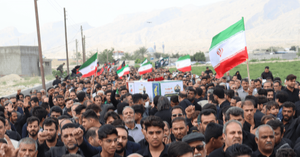 تشییع شهدای اقتدار در آبدان