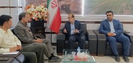 فرماندار دیر در دیدار با مدیرعامل آبفای استان، اولویت‌های آبی شهرستان را پیگیری کرد