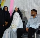 آغاز زندگی مشترک زوج دیّری در میان اجتماع شبانه مردم آغاز زندگی مشترک زوج دیّری در میان اجتماع شبانه مردم