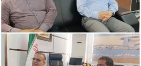 نشست مشترک فرماندار دیّر و رئیس سازمان جهاد کشاورزی استان بوشهر